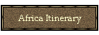 Africa Itinerary