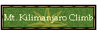 Mt. Kilimanjaro Climb